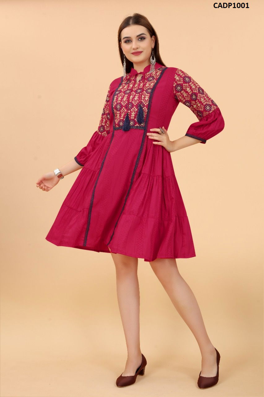 Growish Catina 1 Party Wear Tunic Style Wholesale Designer Kurtis
